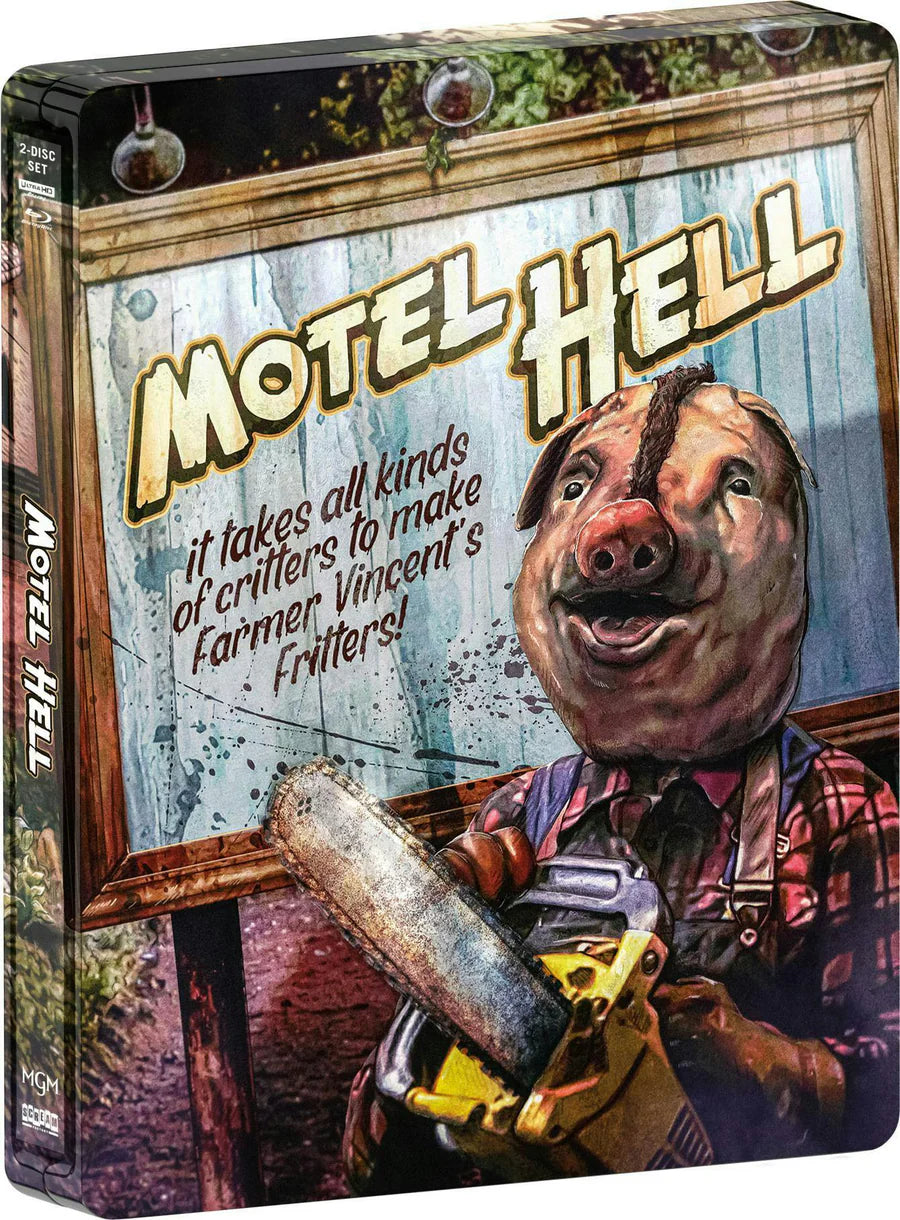 PRE-ORDER Motel Hell (1980) Limited Edition Steelbook - 4K UHD / Blu-ray