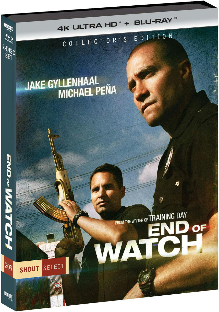 PRE-ORDER End of Watch (2012) LE Slipcover Shout Factory - 4K UHD / Blu-ray