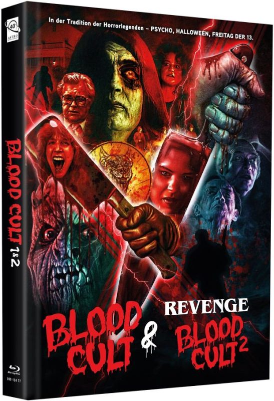 Blood Cult 1 & 2: Revenge (Double Feature) LE 66 Mediabook B - Blu-ray Region B