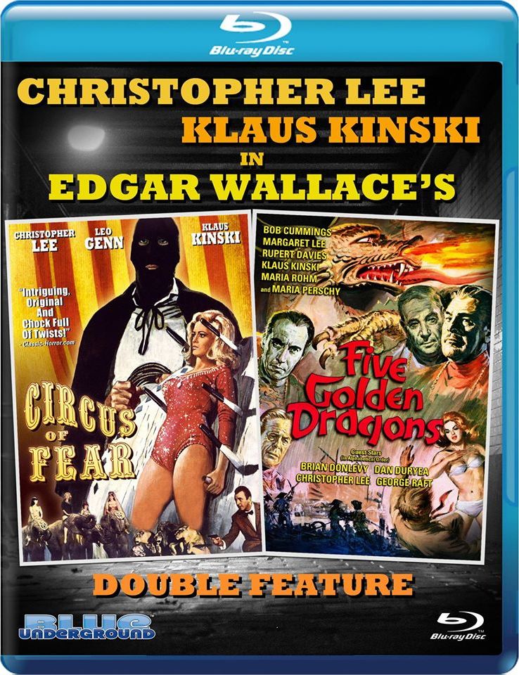 Circus of Fear / Five Golden Dragons ('66 & '67) Blue Underground - Blu-ray Region Free