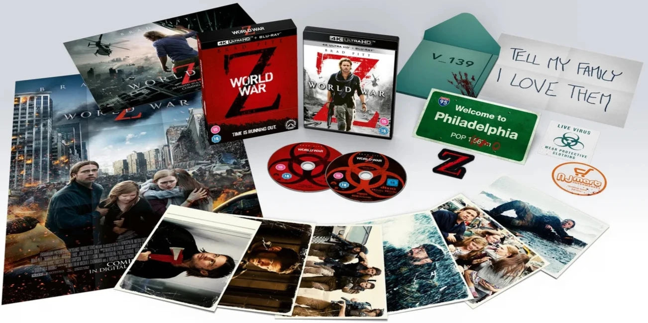 World War Z (2013) UK Limited Collector's Edition - 4K UHD / Blu-ray