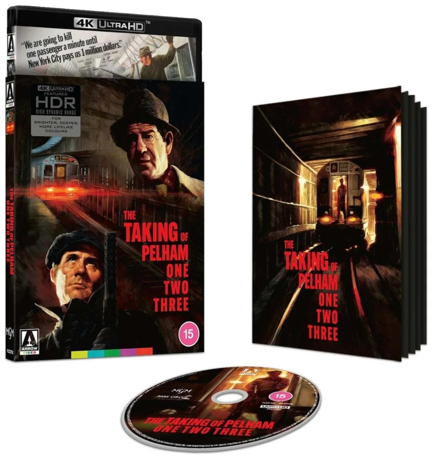The Taking of Pelham One Two Three (1974) LE Slipcover Arrow UK - 4K UHD