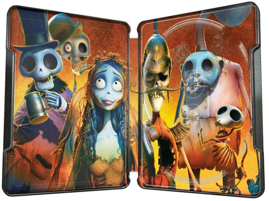 Corpse Bride (2005) UK Limited Edition Steelbook w/ Slipcover - 4K UHD / Blu-ray Region Free