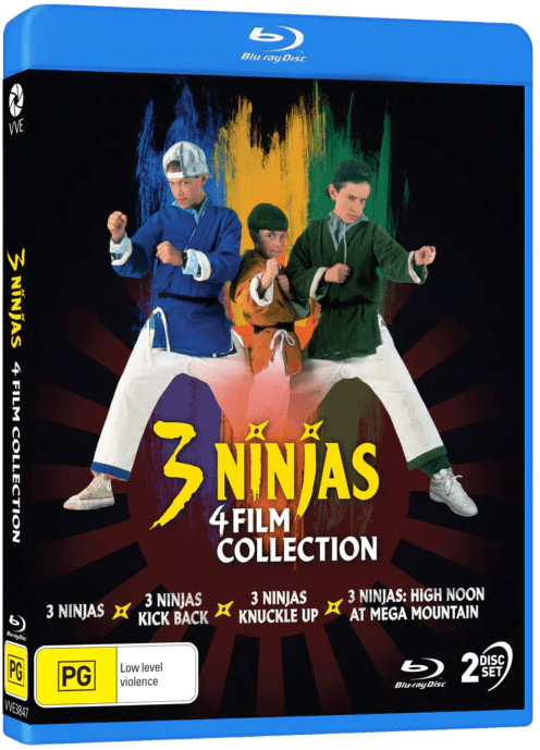 3 Ninjas: 4 Film Collection - 2-Disc Via Vision - Blu-ray Region Free