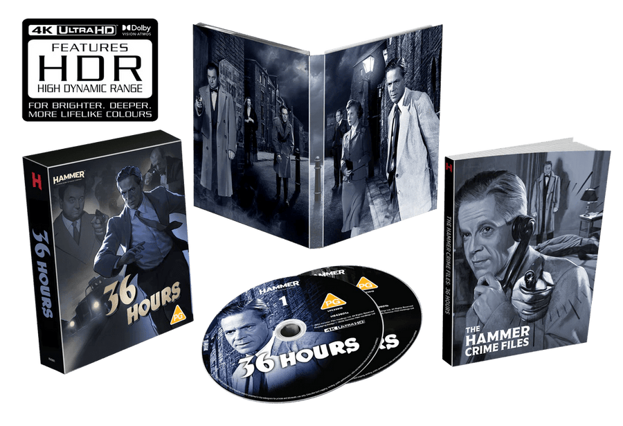 PRE-ORDER 36 Hours (1964) Limited Collector's Edition - 4K UHD / Blu-ray Region Free