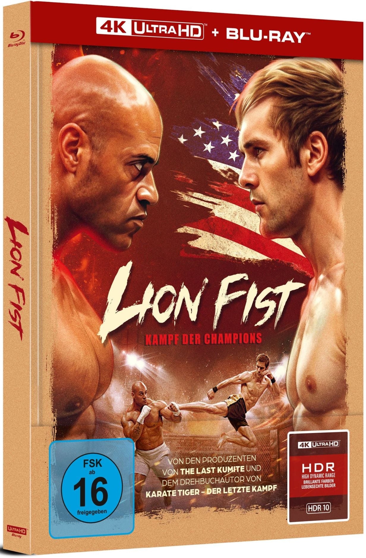 PRE-ORDER Lion Fist (2026) Limited Edition Mediabook - 4K UHD / Blu-ray Region B