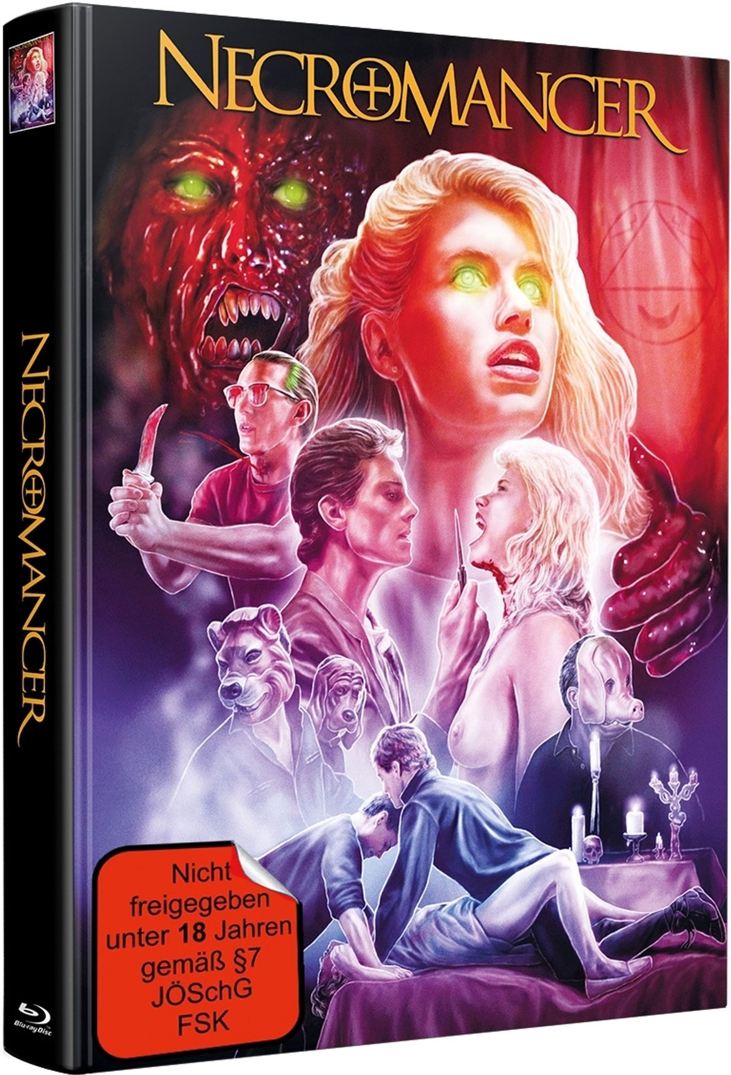 Necromancer (1988) LE 166 Padded Mediabook - Blu-ray Region B