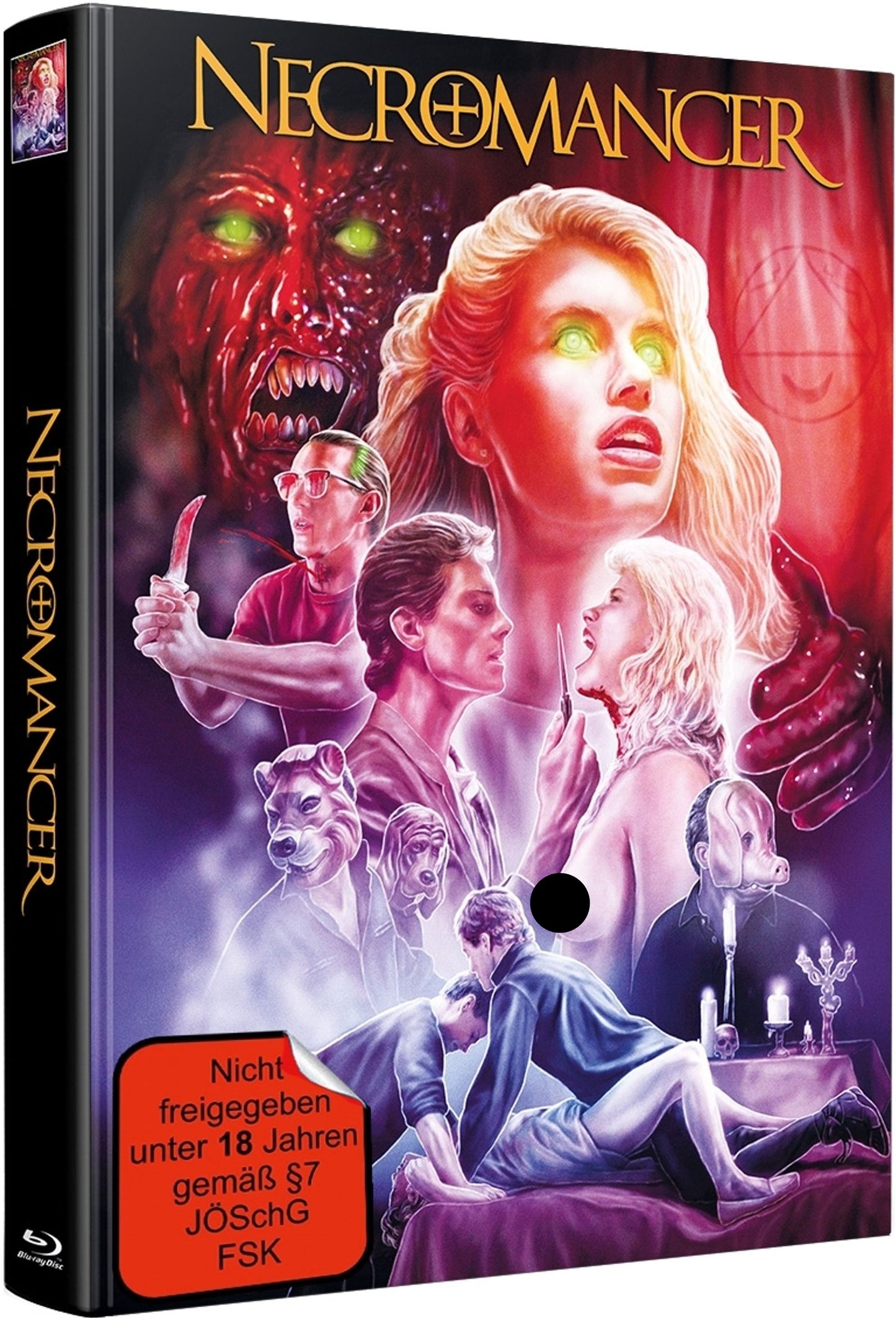 Necromancer (1988) LE 166 Padded Mediabook - Blu-ray Region B