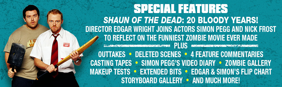 Shaun of the Dead (2004) LE 20th Anniversary Steelbook - 4K UHD