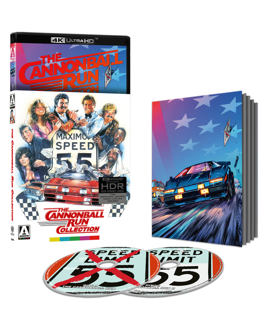 PRE-ORDER The Cannonball Run Collection (Double Feature) LE Slipcover Arrow US - 4K UHD