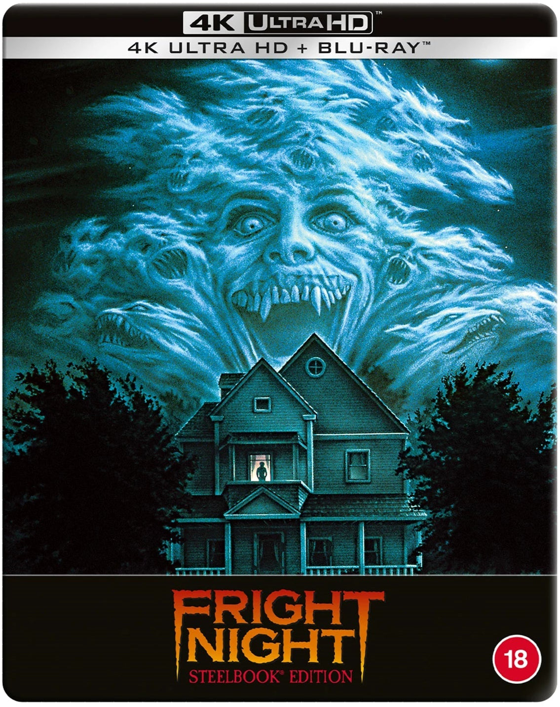 Fright Night (1985) UK Limited Edition Steelbook - 4K UHD / Blu-ray Region Free
