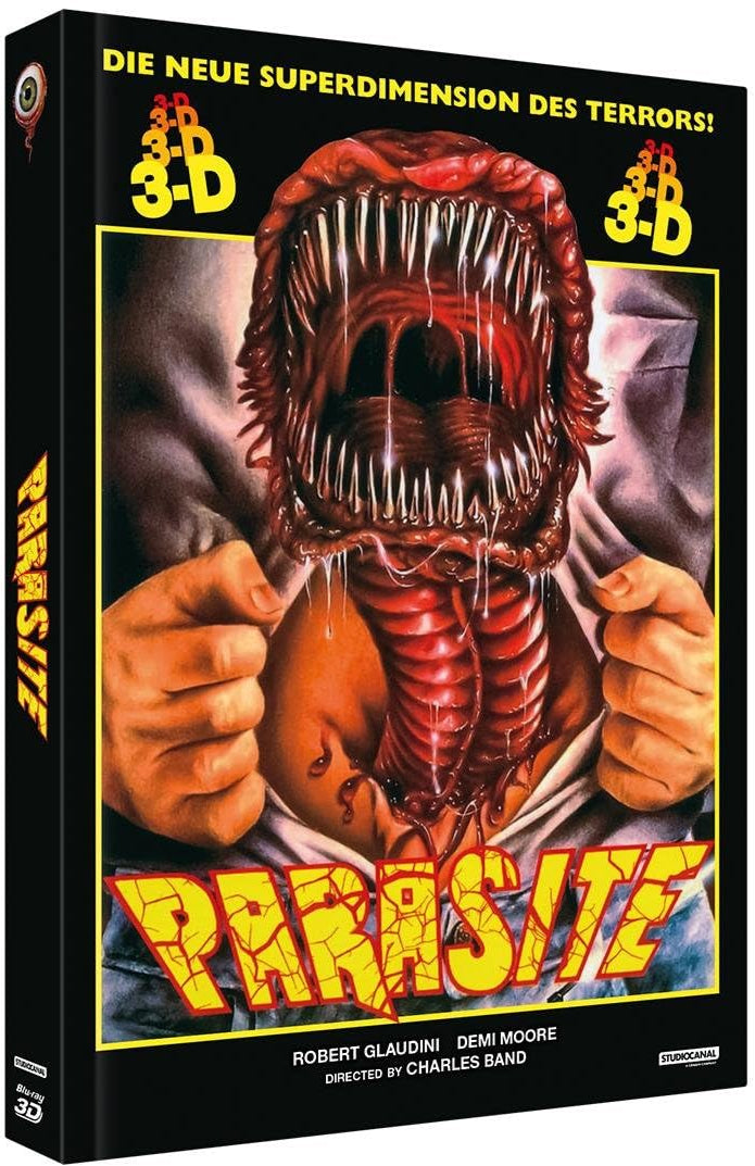 Parasite (1982) LE 222 Mediabook 2D & 3D - Blu-ray Region B / CD Soundtrack