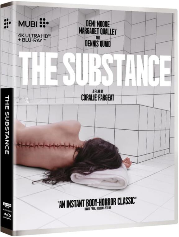 The Substance (2024) w/ Slipcover Mubi - 4K UHD / Blu-ray Region A