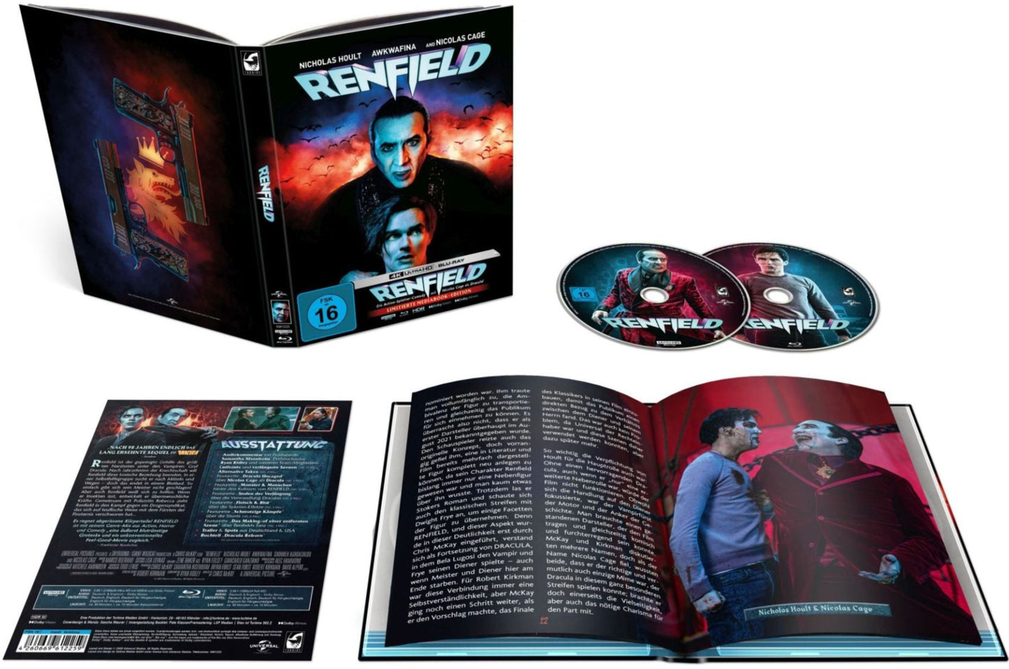 Renfield (2023) LE 666 Mediabook - 4K UHD / Blu-ray Region Free