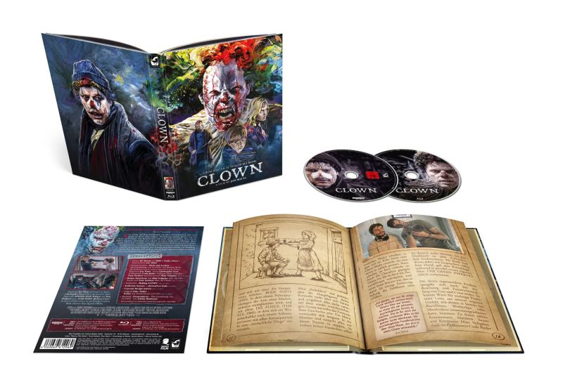 Clown (2014) LE 999 Mediabook A Turbine - 4K UHD / Blu-ray Region B