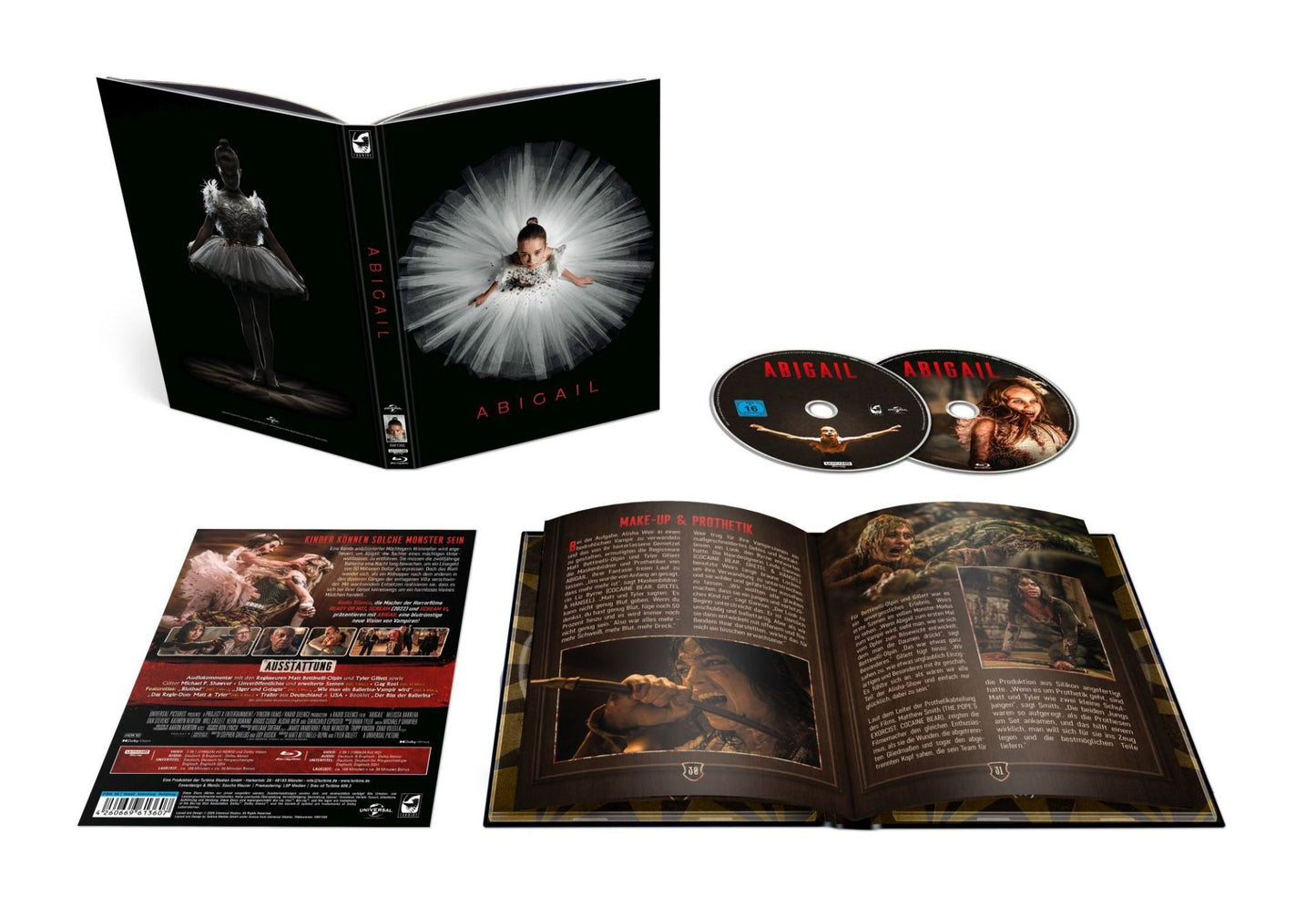 Abigail (2024) LE 369 Mediabook D - 4K UHD / Blu-ray Region Free