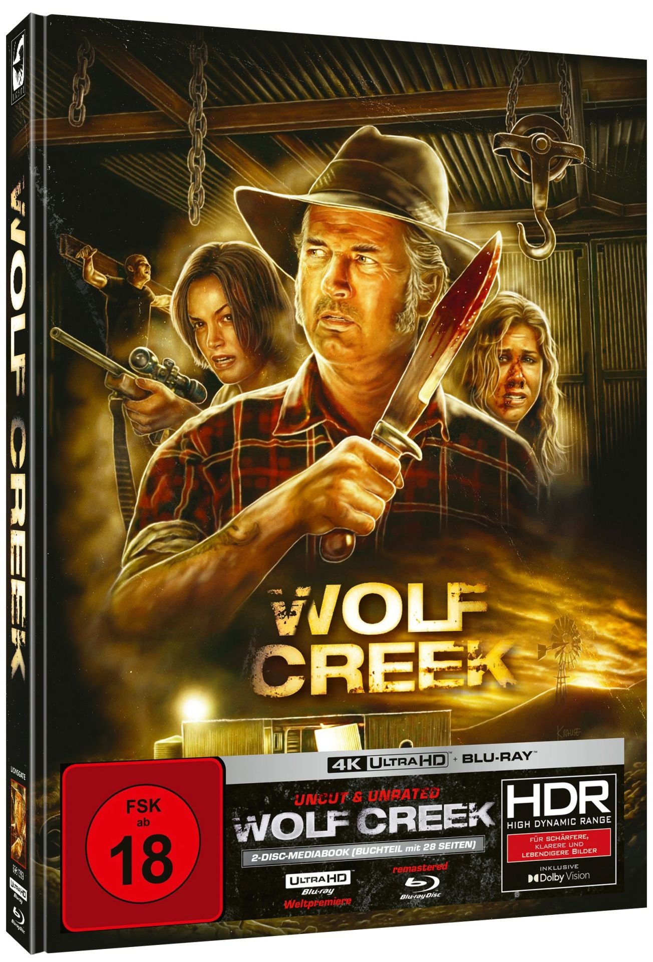 Wolf Creek (2005) LE 777 Mediabook E - 4K UHD / Blu-ray