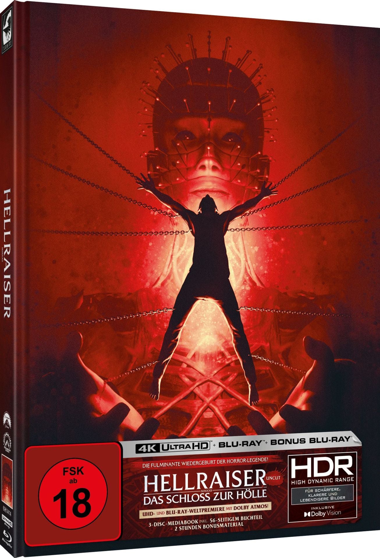 Hellraiser (2022) LE 666 Mediabook D - 4K UHD / Blu-ray Region B *ONE PER PERSON*