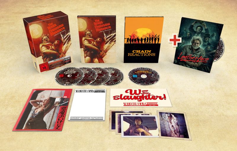Texas Chain Saw Massacre: Legendary Bundle (6 Discs) Limited Edition Box Set w/ Mediabook + Digipak - 4K UHD / Blu-ray Region B