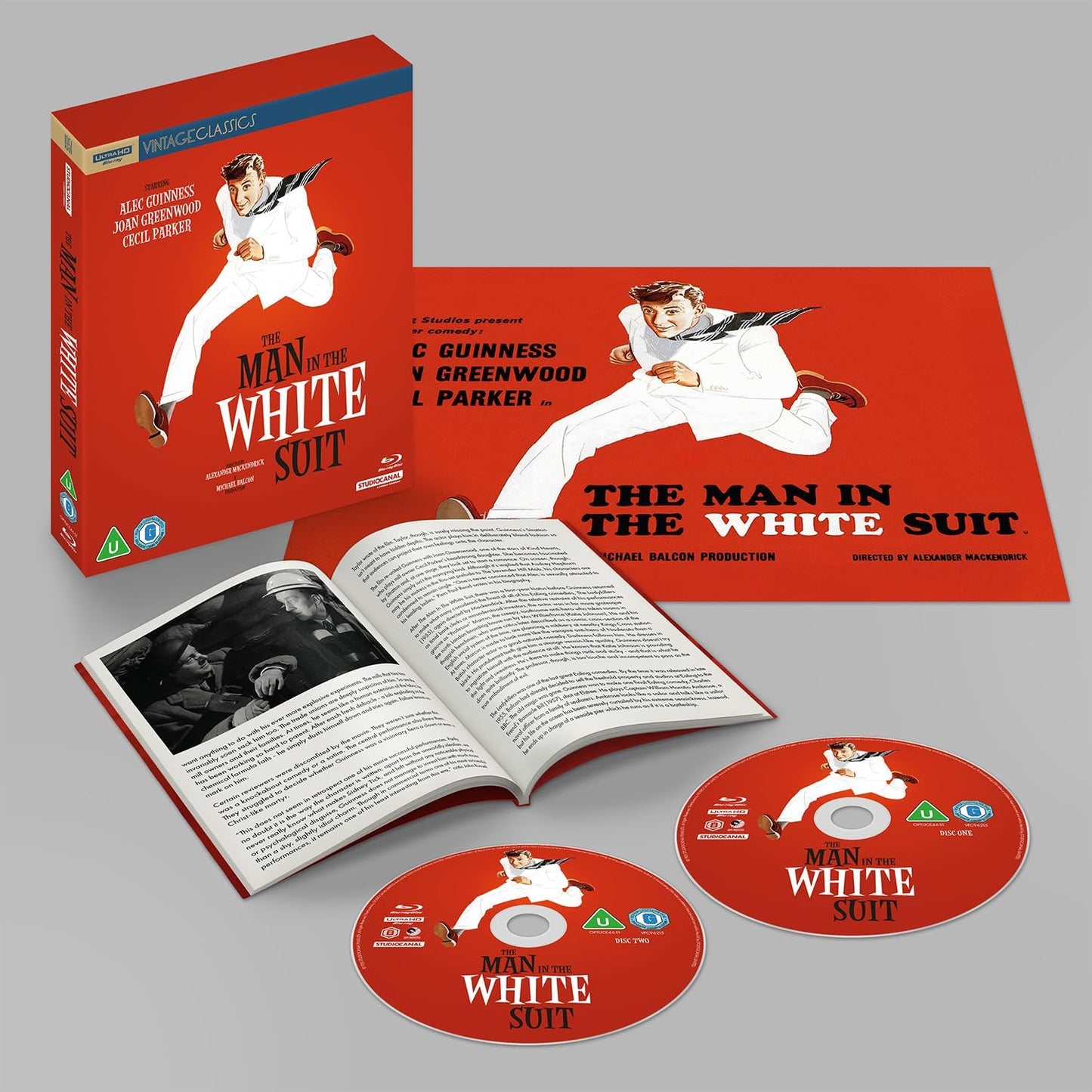 The Man in the White Suit (1951) Limited Collector's Edition StudioCanal - 4K UHD / Blu-ray Region B