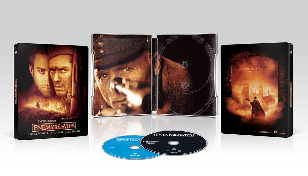 PRE-ORDER Enemy at the Gates (2001) Limited Edition Steelbook - 4K UHD / Blu-ray / Digital Code