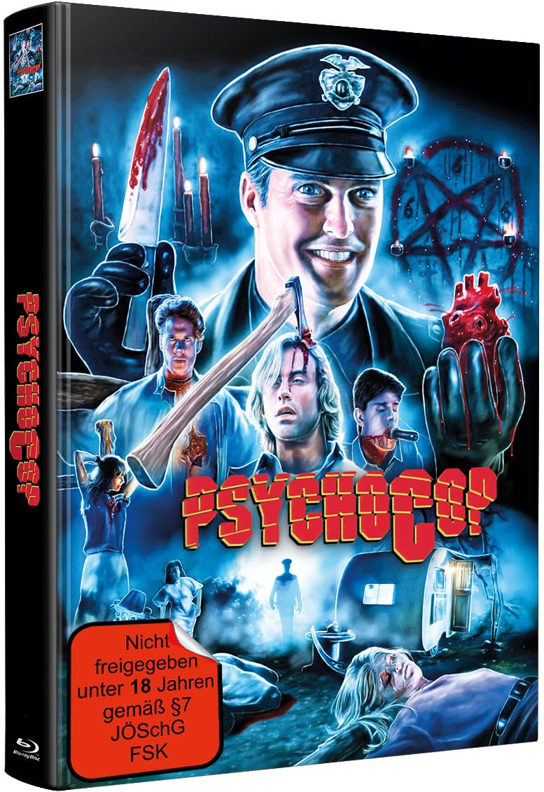 Psycho Cop (1989) LE 199 Padded Mediabook - Blu-ray Region B