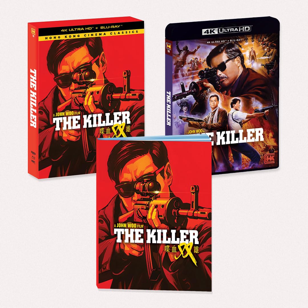 The Killer (1989) Limited Deluxe Edition Shout Factory - 4K UHD / Blu-ray Region A