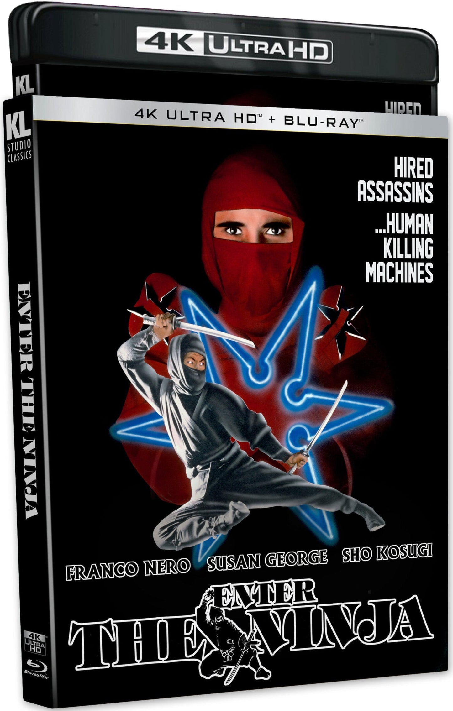 Enter the Ninja (1981) LE Slipcover Kino Lorber - 4K UHD / Blu-ray Region A *NOTE*