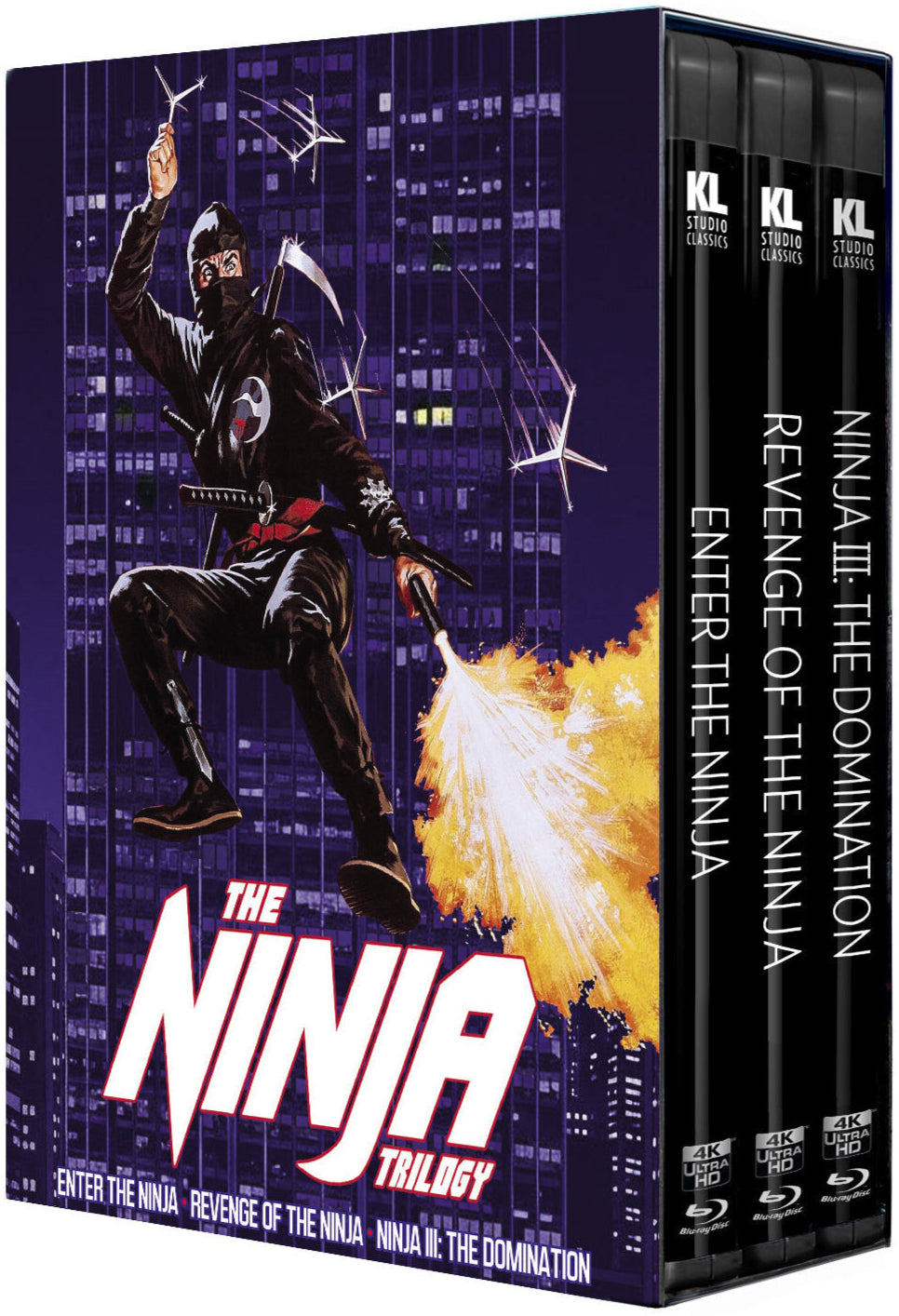 The Ninja Trilogy - Kino Lorber - 4K UHD / Blu-ray Region A