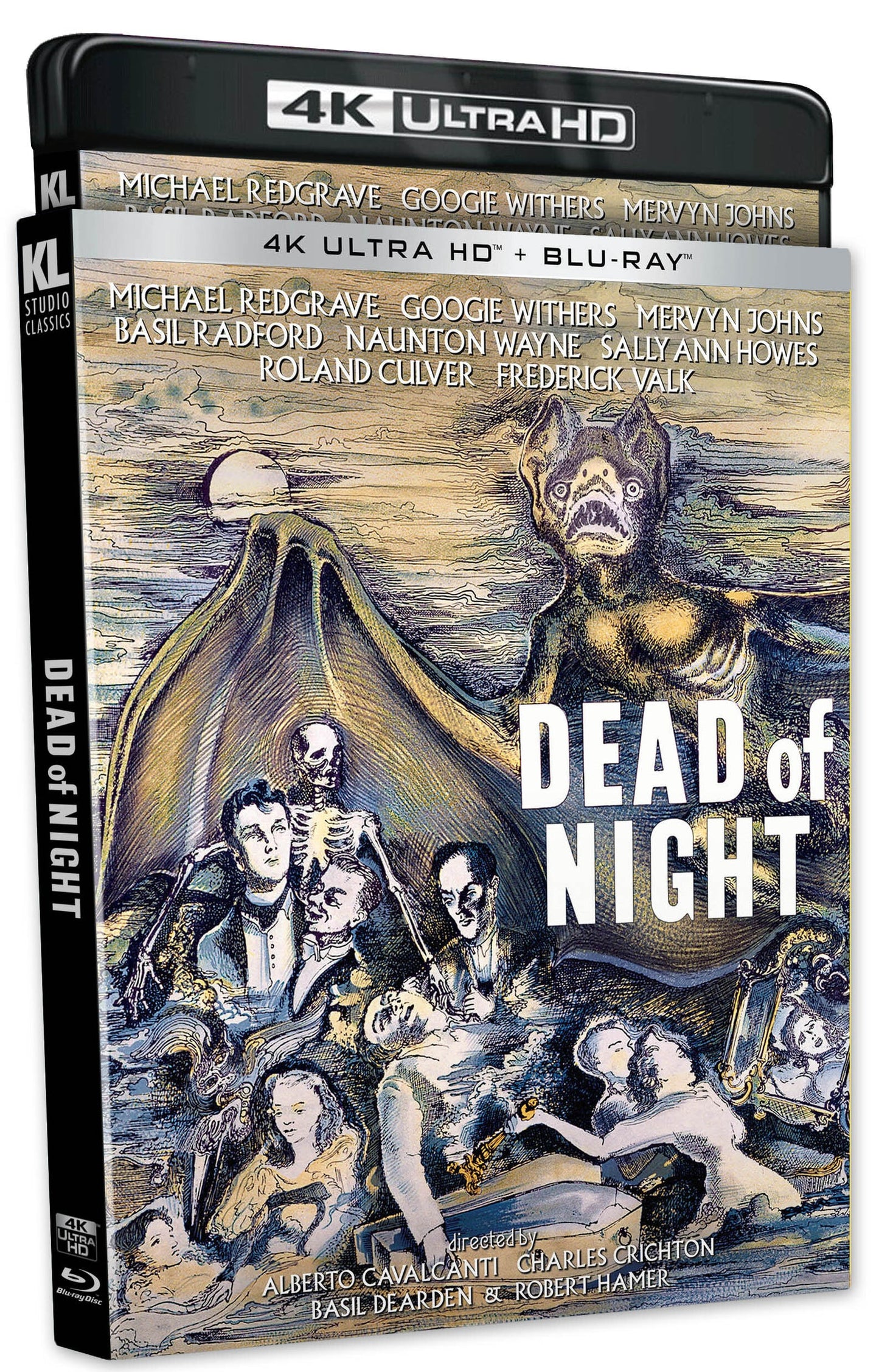 PRE-ORDER Dead of Night (1945) LE Slipcover Kino Lorber - 4K UHD / Blu-ray