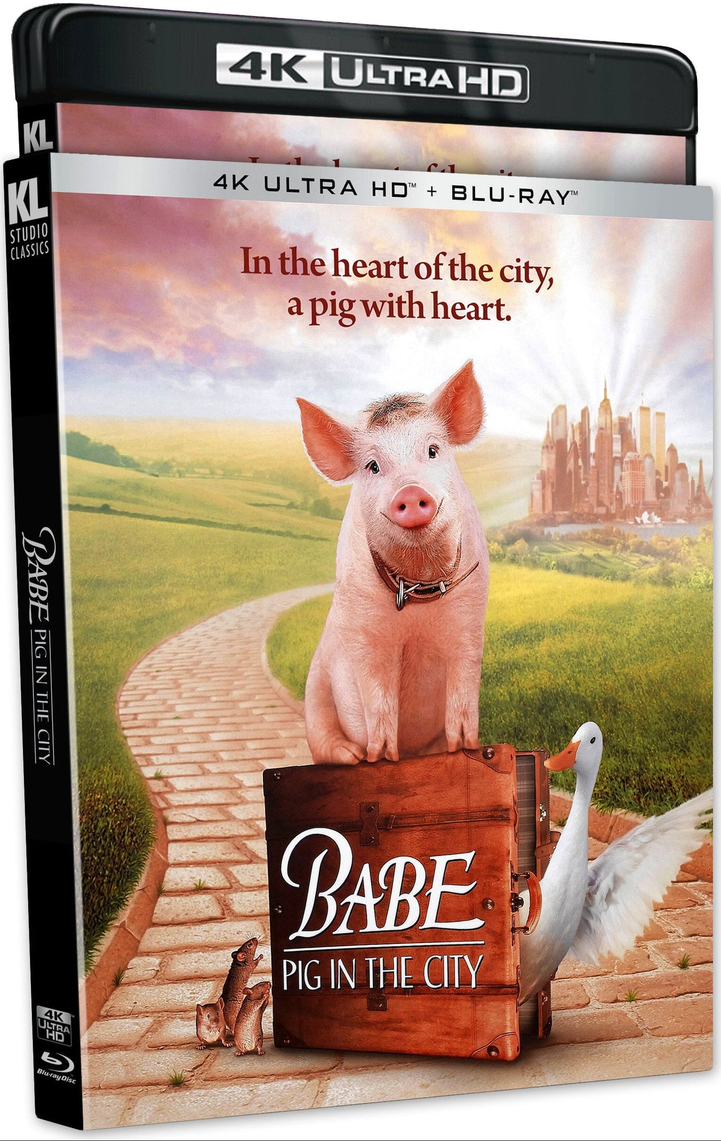 PRE-ORDER Babe: Pig in the City (1998) LE Slipcover Kino Lorber - 4K UHD / Blu-ray