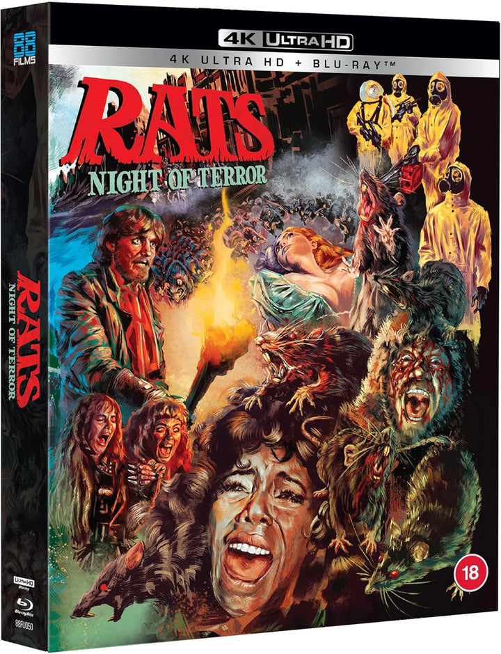 Rats - Night of Terror (1984) LE Rigid Box 88 Films UK - 4K UHD / Blu-ray Region B