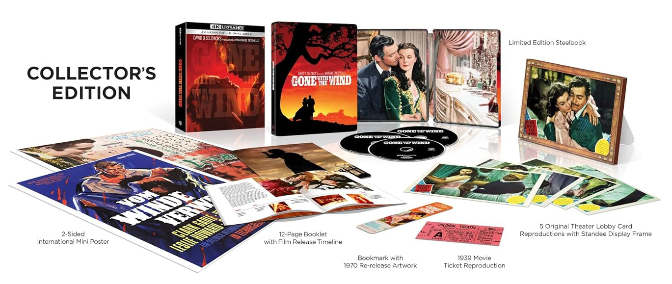PRE-ORDER Gone With The Wind (1939) UK Limited Collector's Edition - 4K UHD