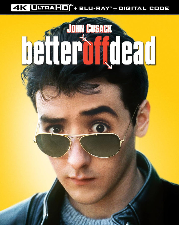 Better Off Dead (1985) w/ Slipcover - 4K UHD / Blu-ray / Digital Code