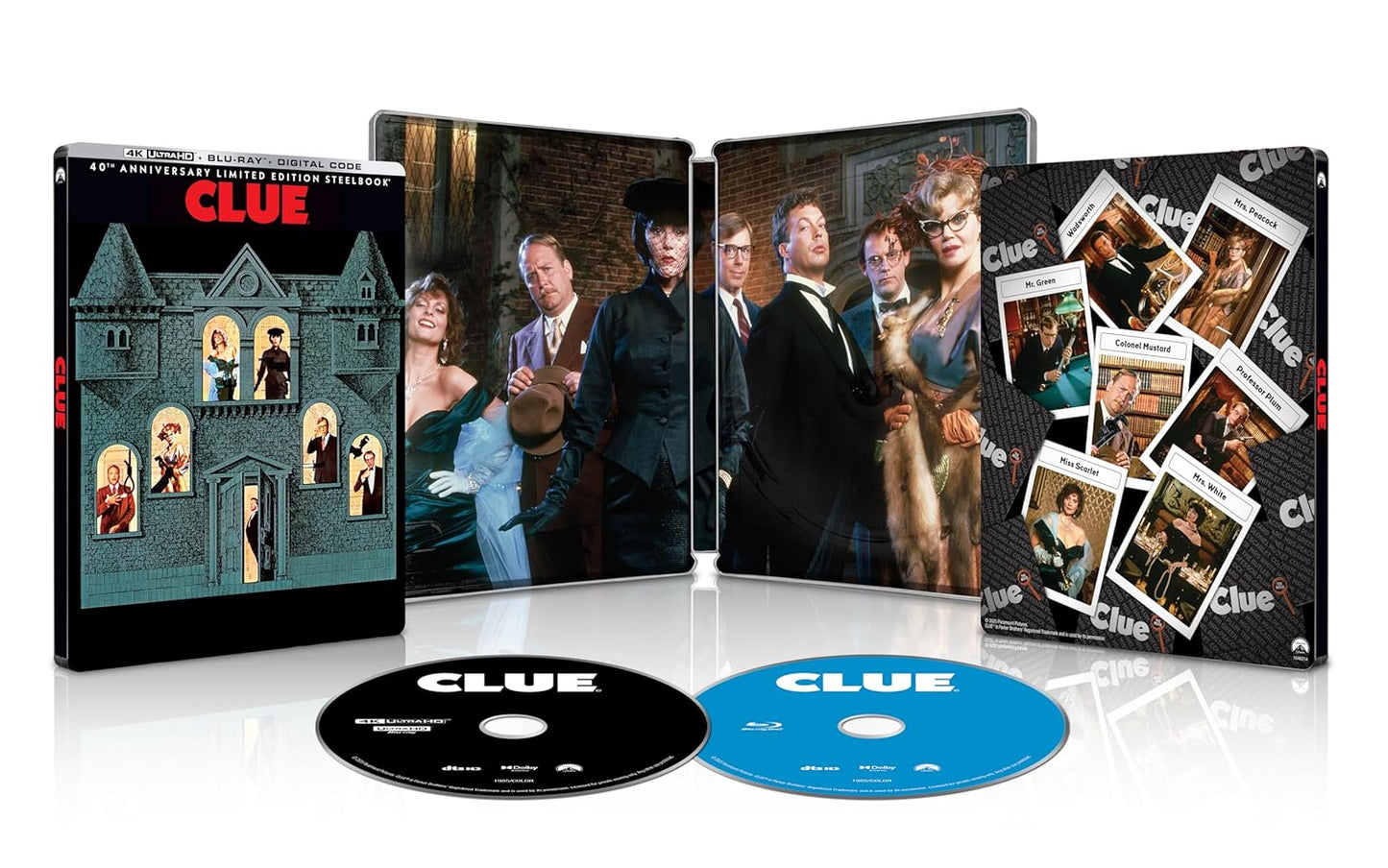Clue (1985) Limited Edition Steelbook - 4K UHD / Blu-ray