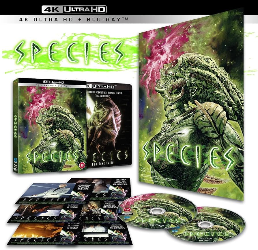 Species (1995) *DING* Limited Deluxe Edition 88 Films UK - 4K UHD / Blu-ray Region B