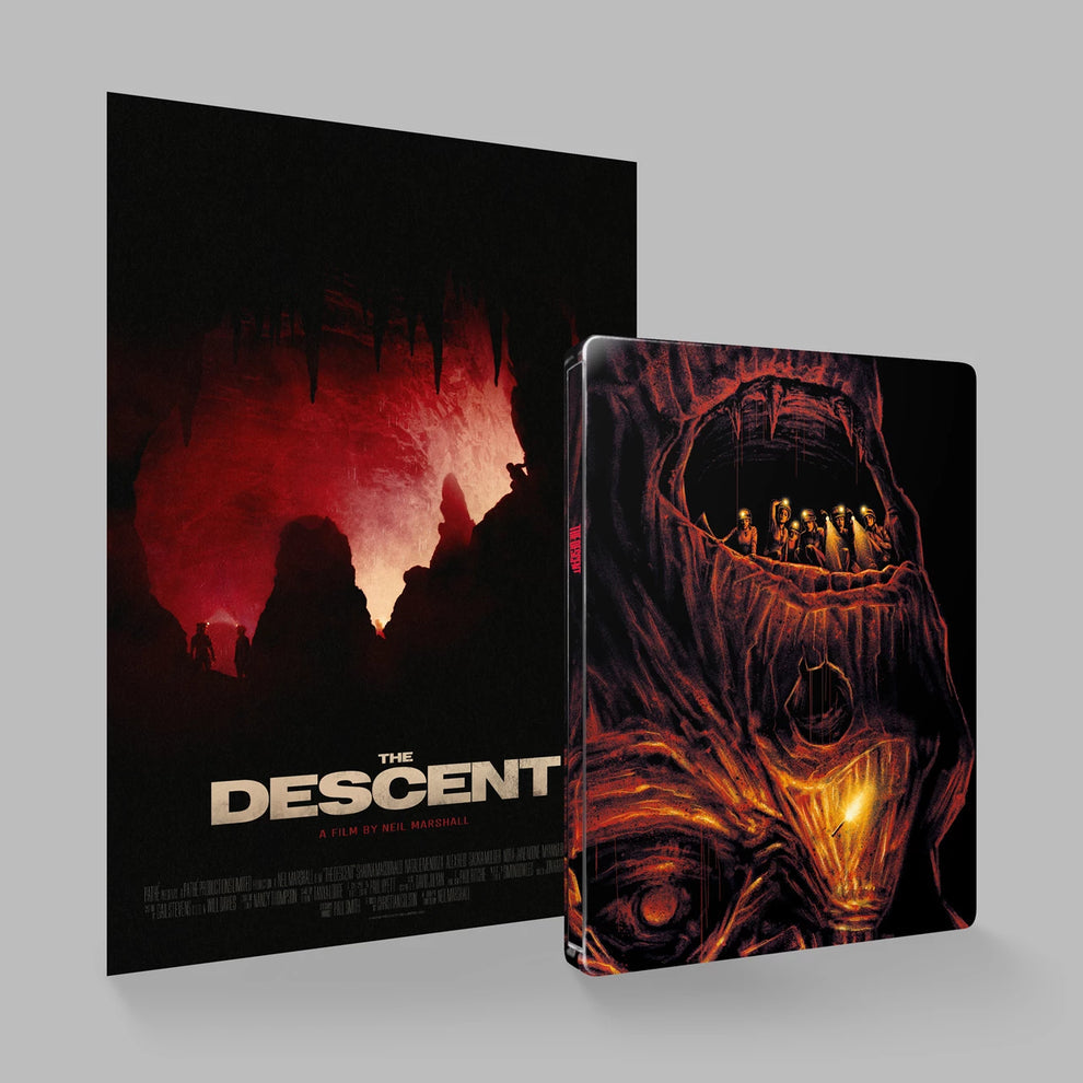 PRE-ORDER The Descent (2005) UK Limited Edition Steelbook - 4K UHD / Blu-ray Region B