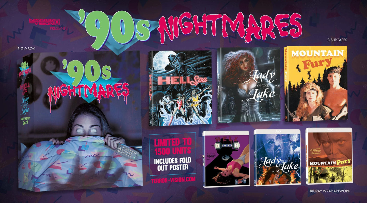 PRE-ORDER 90's Nightmares: Vol. 1 (3 Films) Limited Edition Box Set Terror Vision - Blu-ray Region Free