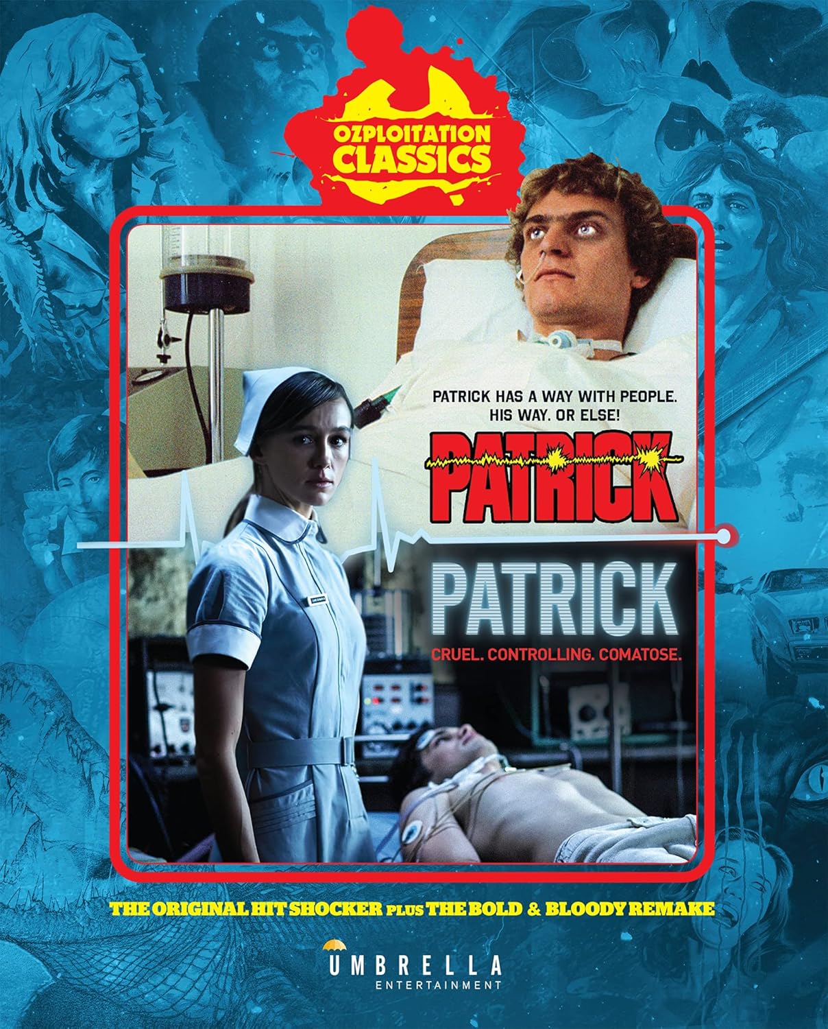 Patrick (1978) / Patrick (2013) LE Slipcover Umbrella - Blu-ray Region Free