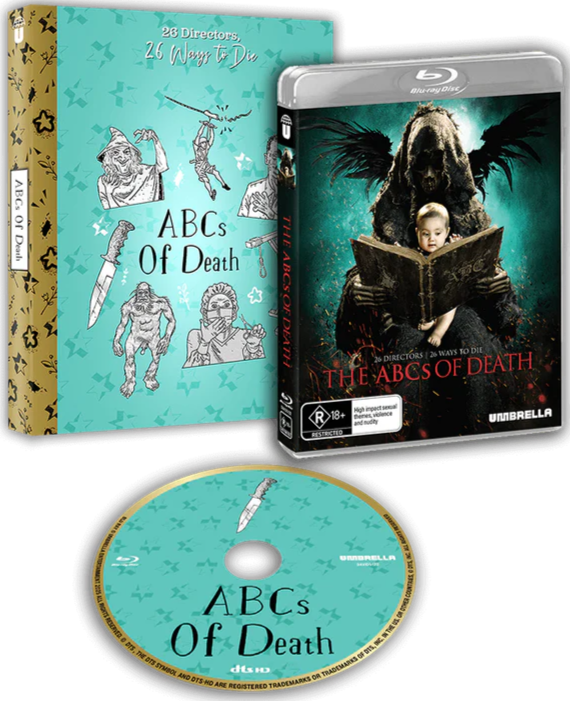 ABCs of Death (2012) LE Slipcover Umbrella - Blu-ray Region Free