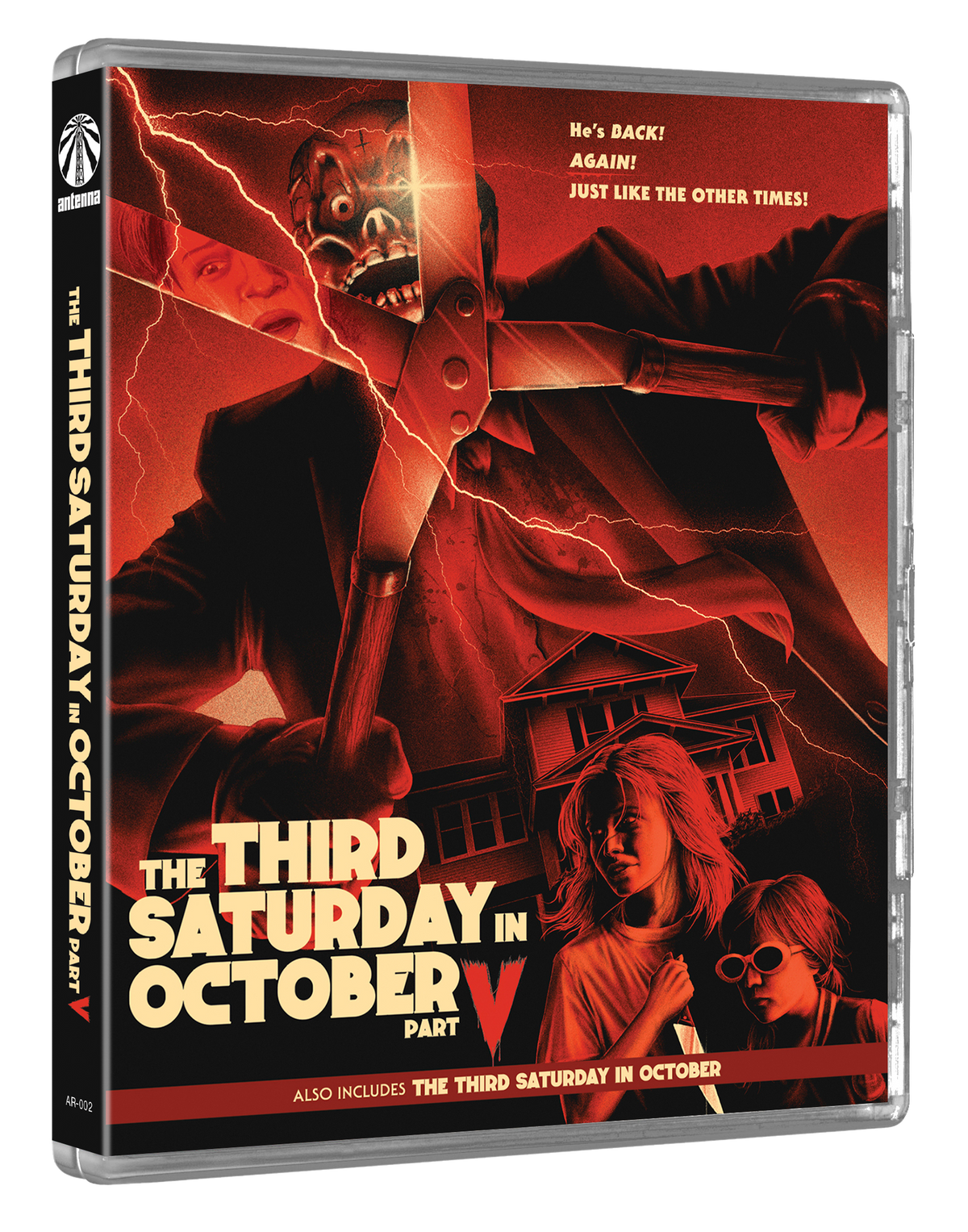 PRE-ORDER Third Saturday in October (Double Feature) Limited Edition Slipcover Antenna - Blu-ray