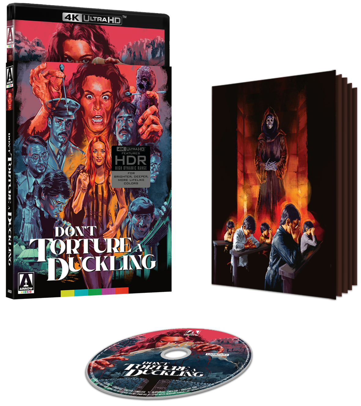 Don't Torture a Duckling (1972) LE Slipcover Arrow US - 4K UHD