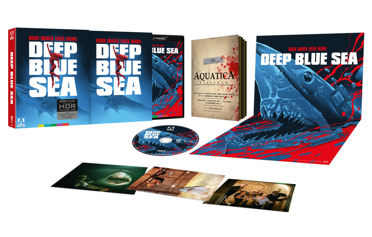 Deep Blue Sea (1999) Limited Edition Arrow US - 4K UHD
