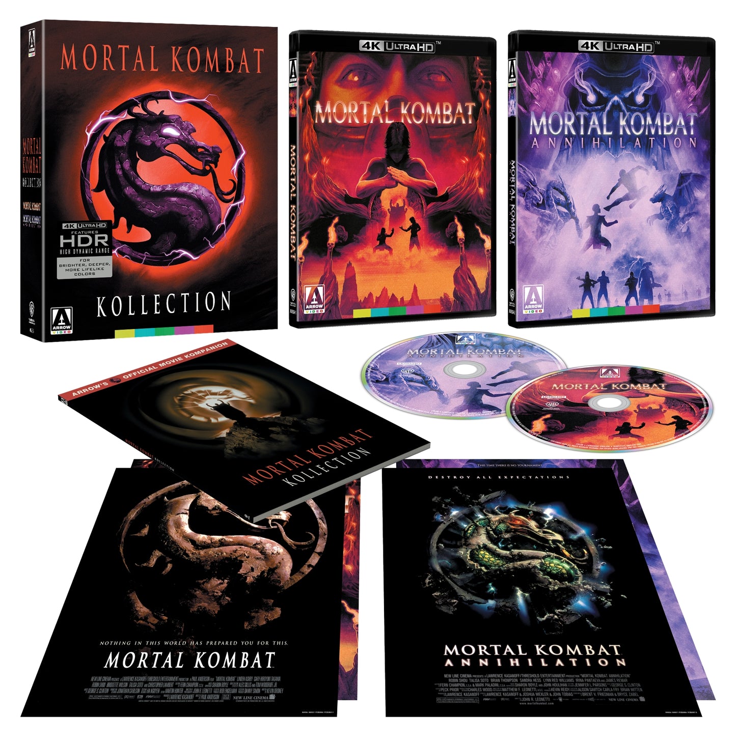 PRE-ORDER Mortal Kombat Kollection - Limited Edition Arrow US - 4K UHD