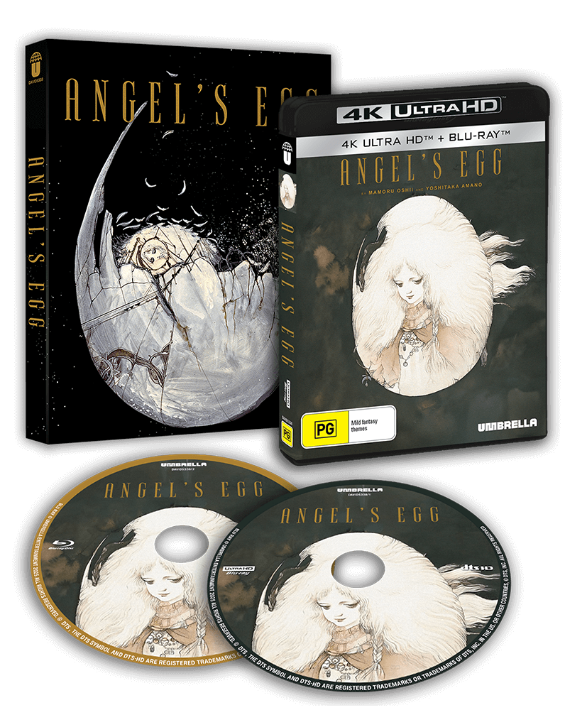 Angel's Egg (1985) LE Slipcover Umbrella - 4K UHD / Blu-ray Region Free