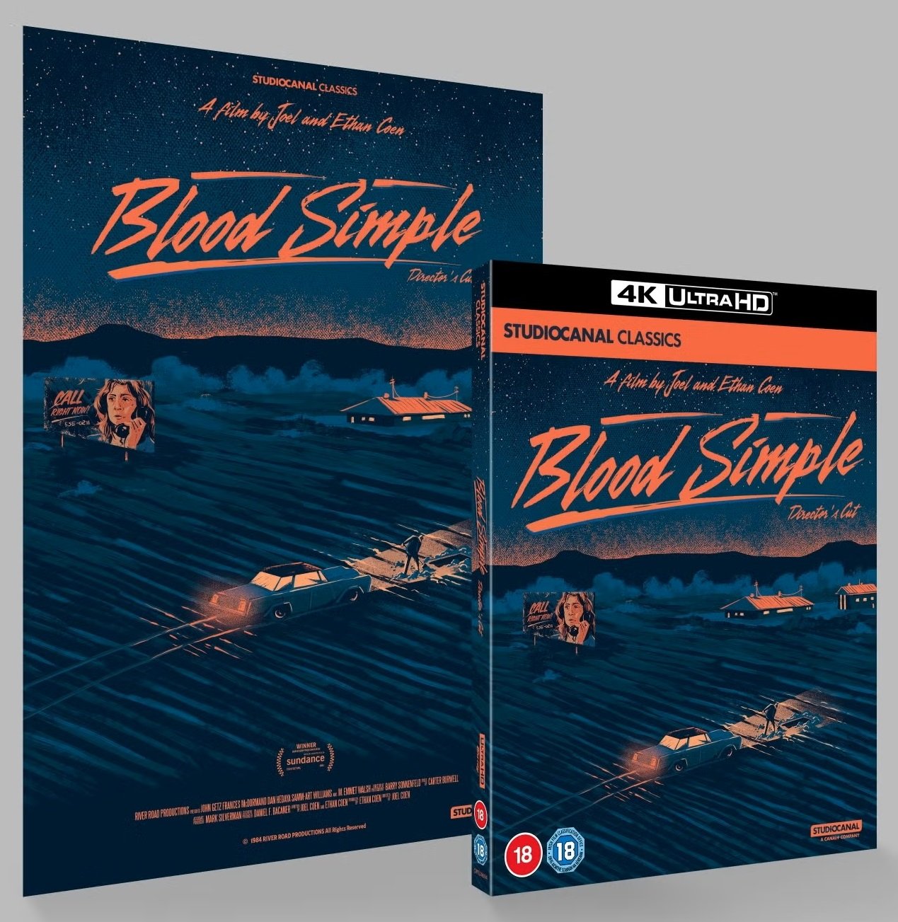 PRE-ORDER Blood Simple (1984) LE Slipcover StudioCanal - 4K UHD