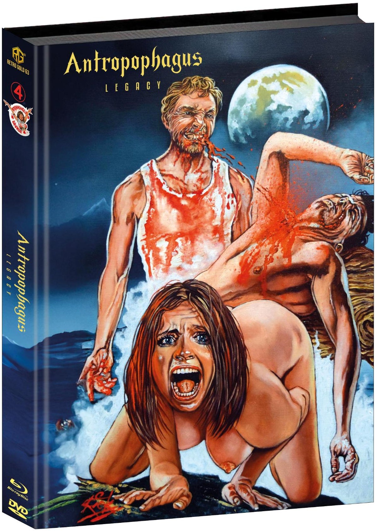 Antropophagus Legacy (2024) LE 150 Padded Mediabook G - Blu-ray Region B *ONE PER CUSTOMER*