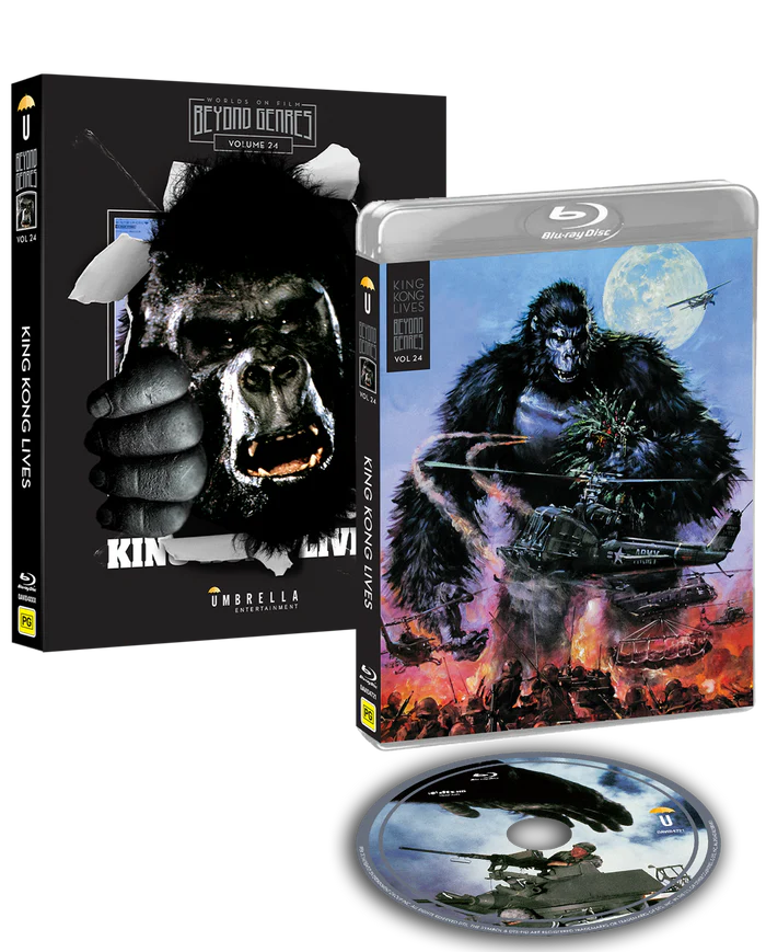 King Kong Lives (1986) LE Slipcase Umbrella - Blu-ray Region Free