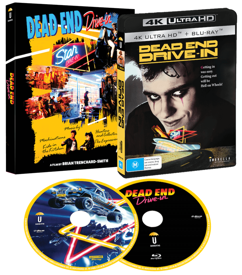 Dead End Drive-In (1986) LE Slipcover Umbrella - 4K UHD / Blu-ray Region Free