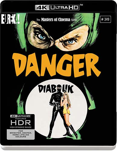 PRE-ORDER Danger: Diabolik (1968) Limited Edition Eureka UK - 4K UHD / Blu-ray Region B